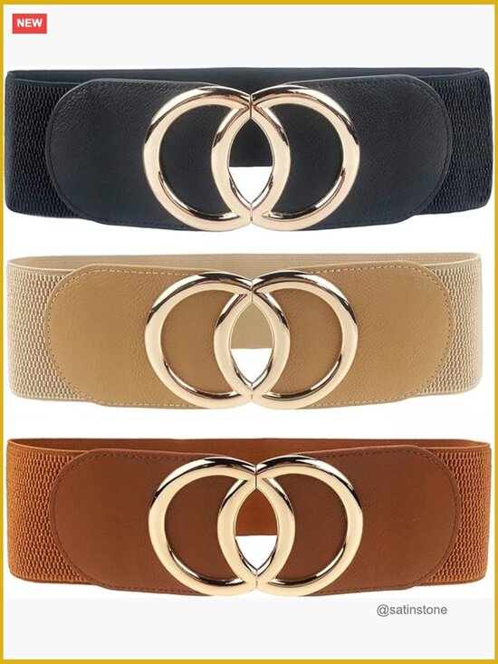 Elastic Wide Stretchy Waist Cinch Belt for Dresses main image 7